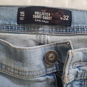 Hollister jean shorts